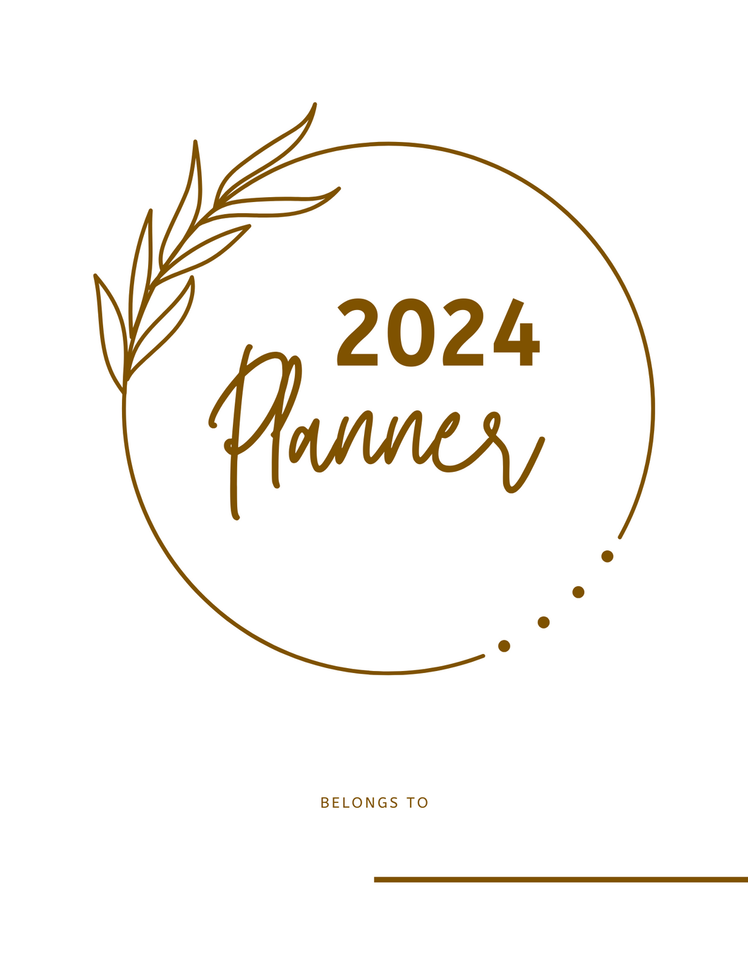 Simple 2024 Planner