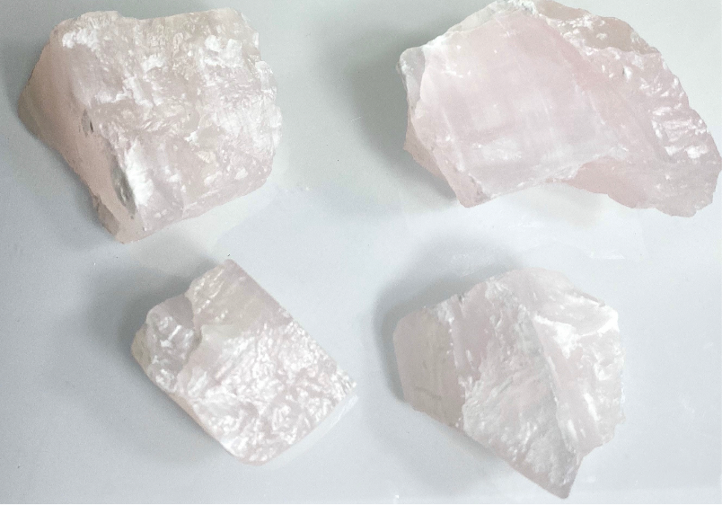 Raw Fluorescent Pink Mangano Calcite