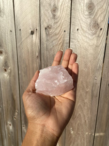 Raw Fluorescent Pink Mangano Calcite