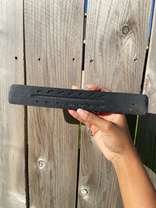 Black Carved Incense Holder