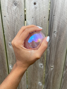 Angel Aura Rose Quartz Sphere