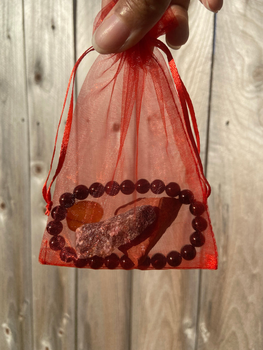 Root Chakra Bracelet Set