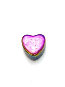 Rainbow Hematite Hearts